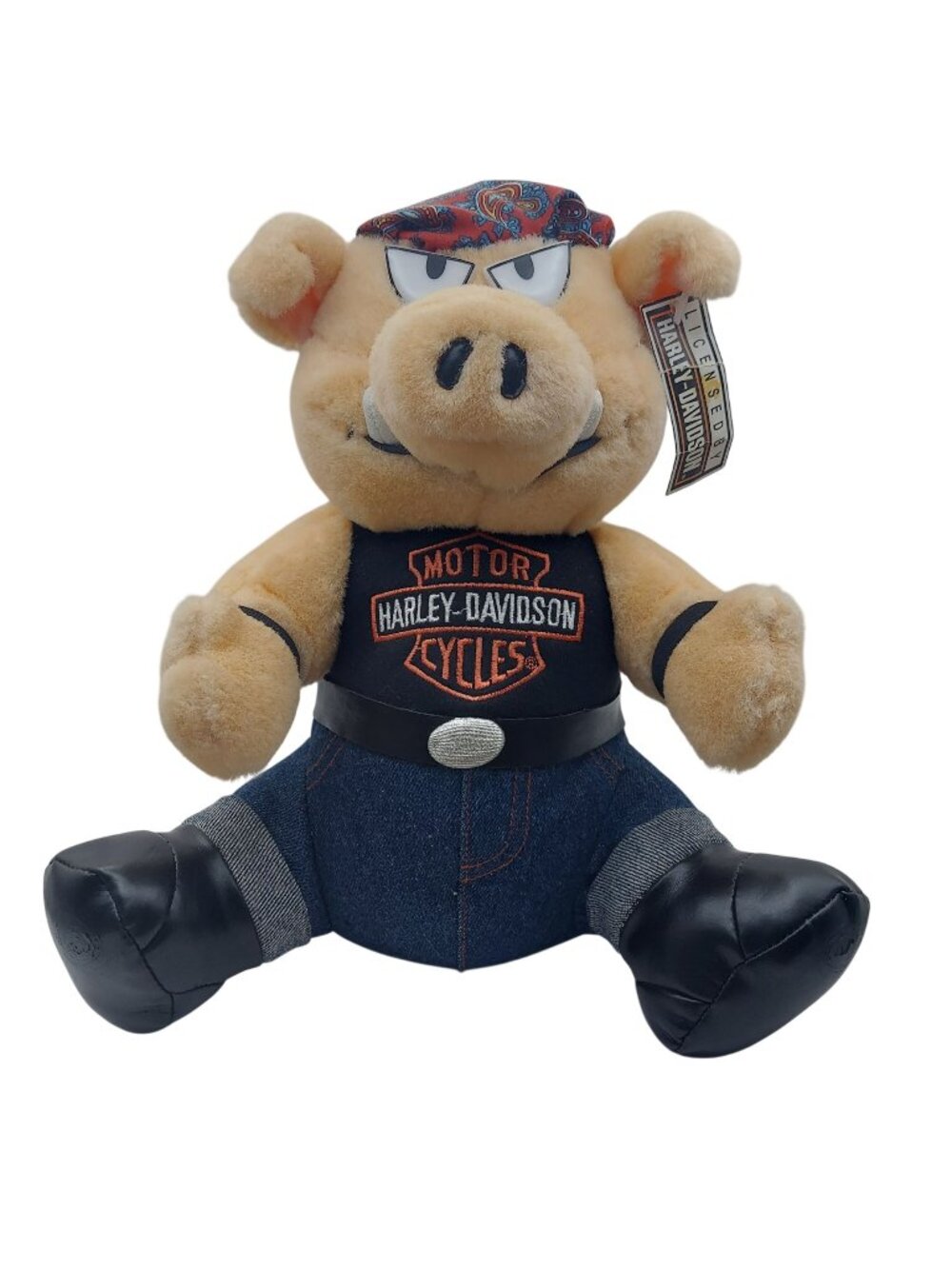 Harley Davidson Plush Hog Toy Licensed Stuffed Motorcycle Biker Play By Play 93